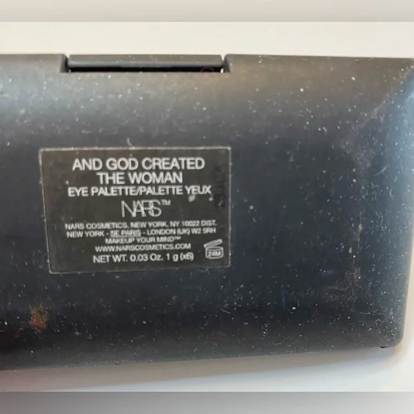 NARS And God Created Woman shadow palette used x1 - Picture 7 of 7